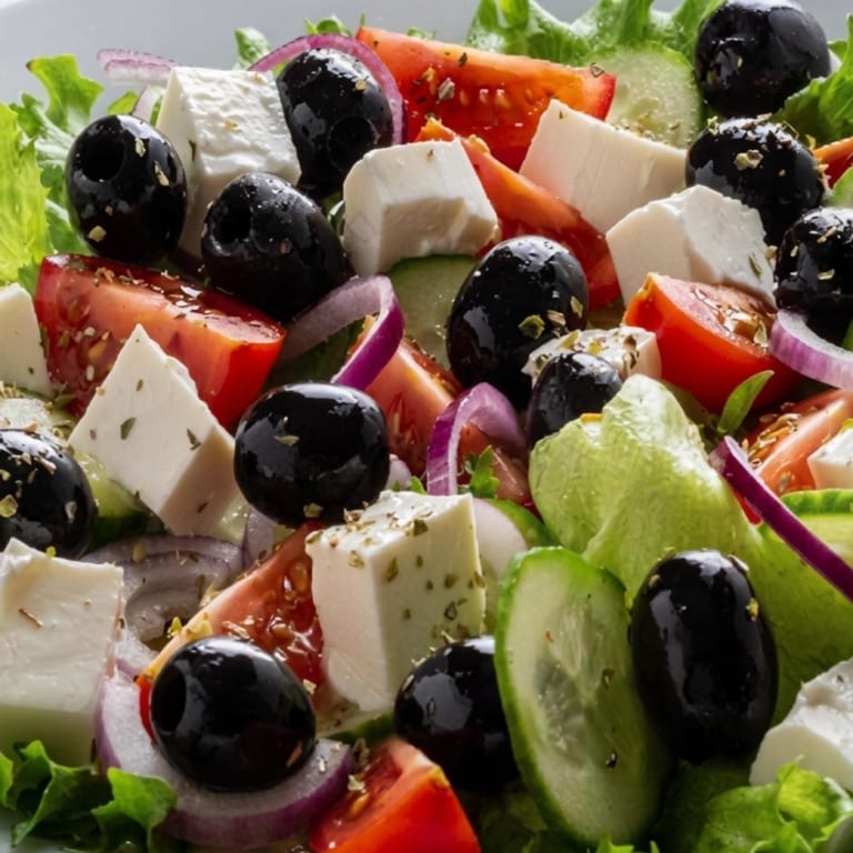 Fresh Greek Salad and More Mediterranean Delights